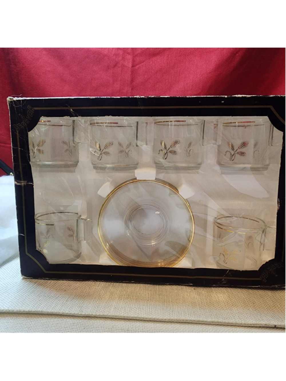 MCM Italian Glass Demitasse Set, Decover